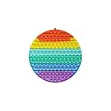 AFERELLE 3 Random Pop It Fidget Toys, Push pop Bubble Fidget Sensory Toys, Silicon Satisfying Relaxing Toys, Simple dimple Fidget Toys for Kids Girls Boys Adults (Combo A, Medium)