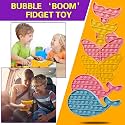AFERELLE Pop It Fidget Toys, Push pop Bubble Fidget Sensory Toys, Silicon Satisfying Relaxing Toys, Simple dimple Fidget Toys for Kids Girls Boys Adults (Blue and Green, Yodha)