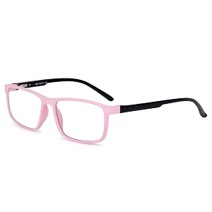 gold series zero power unisex rectangular computer glasses blue ray cut technology for eye protection clear vision 53 mm medium