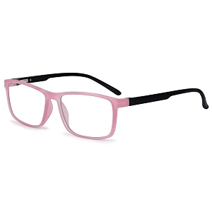 gold series zero power unisex rectangular computer glasses blue ray cut technology for eye protection clear vision 53 mm medium