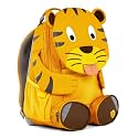 Affenzahn Tiger Backpack for Kids, 3-5 Yrs Old - Water-Repellent Toddler Backpack for Daycare & Preschool - Cute Bookbag for Girls & Boys with Functional Pull-Out Tongue - Does Not Fit an A4 Folder