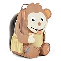 Affenzahn Monkey Backpack for Kids, 3-5 Yrs Old - Water-Repellent Toddler Backpack for Daycare &amp; Preschool - Cute Bookbag for Girls &amp; Boys with Functional Pull-Out Tongue - Does Not Fit an A4 Folder