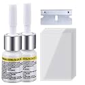 Affitude Auto� New Car Windscreen Repair Kit, Car Windshield Crack Scratch Resin Repair Tool Kit, for Fix Auto Wind-Shield Glass Cracks, Bulls White Bottle (Pack of 2) for SLC