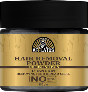 afflatus pure hair removal powder three in one use for powder d-tan skin removing hair vanish powder cream 150 g