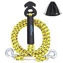 Affordura Boat Tow Harness for Tubing Ski Tow Harness for Boat for 4 Riders, Tube Tow Harness with Large Clip Quick Connector