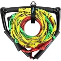 Affordura Water Ski Rope, 75 FT 4-Section Wakeboard Rope with Handle