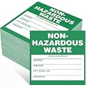 Affrolling 100 Pcs Non-Hazardous Waste Label