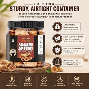 afghani farm premium afghani anjeer dry fruit  natural dried figs rich in fiber calcium iron amp vitamins  healthy snack for diet breakfast amp daily nutrition  dried fig 50g