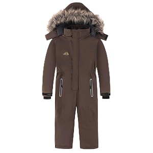 AFILOK Kids Winter Overalls Ski Suits Boys