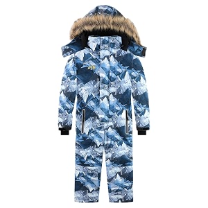 AFILOK Kids Winter Overalls Ski Suits Boys