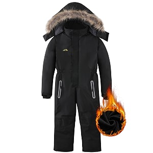 AFILOK Kids Winter Overalls Ski Suits Boys