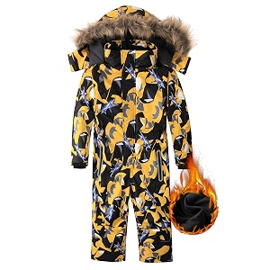 AFILOK Kids Winter Overalls Ski Suits Boys