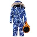 AFILOK Kid's Winter Overalls Ski Suits Boy's and Girl's Waterproof Snowboard Jumpsuits One Piece Snowsuit Jackets Coats