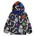 Aflyko Boys Fleece Coat Blue Zip-Up Hoodie Girls Outerwear Kids Hooded Jacket
