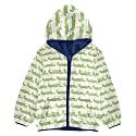 Aflyko Boys Fleece Coat Blue Zip-Up Hoodie Girls Outerwear Kids Hooded Jacket