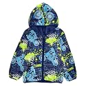 Aflyko Boys Fleece Coat Blue Zip-Up Hoodie Girls Outerwear Kids Hooded Jacket