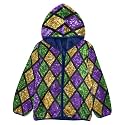 Aflyko Boys Fleece Coat Blue Zip-Up Hoodie Girls Outerwear Kids Hooded Jacket