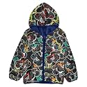 Aflyko Boys Fleece Coat Blue Zip-Up Hoodie Girls Outerwear Kids Hooded Jacket