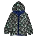 Aflyko Boys Fleece Coat Blue Zip-Up Hoodie Girls Outerwear Kids Hooded Jacket
