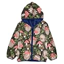 Aflyko Boys Fleece Coat Blue Zip-Up Hoodie Girls Outerwear Kids Hooded Jacket