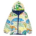 Aflyko Boys Fleece Coat Blue Zip-Up Hoodie Girls Outerwear Kids Hooded Jacket