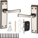 AFON Steel Matte Handlesets (Black, Silver)