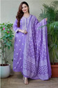 AFREEN FASHION Printed Kurta TrouserPant Dupatta