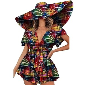 Afrilisco African Dresses for Women with Kente