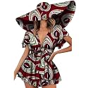 Afrilisco African Dresses for Women with Kente