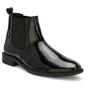 AFROJACK Mens Chelsea Boots High Ankle