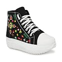 AFROJACK Women39s Color Printed Sneaker Boots Shoe