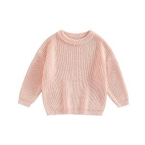 afunbaby baby girl boy knit sweater blouse pullover sweatshirt warm crewneck long sleeve tops for infant toddler