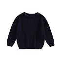 Afunbaby Baby Girl Boy Knit Sweater Blouse Pullover Sweatshirt Warm Crewneck Long Sleeve Tops for Infant Toddler