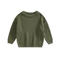 Afunbaby Baby Girl Boy Knit Sweater Blouse Pullover Sweatshirt Warm Crewneck Long Sleeve Tops for Infant Toddler