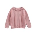 Afunbaby Baby Girl Boy Knit Sweater Blouse Pullover Sweatshirt Warm Crewneck Long Sleeve Tops for Infant Toddler