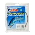 AFW Tooth Proof Fishing Wire Single Strand Leader, Bright and Camo