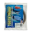 AFW Tooth Proof Fishing Wire Single Strand Leader, Bright and Camo