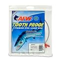 AFW Tooth Proof Fishing Wire Single Strand Leader, Bright and Camo