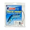 AFW Tooth Proof Fishing Wire Single Strand Leader, Bright and Camo