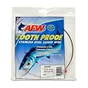 AFW Tooth Proof Fishing Wire Single Strand Leader, Bright and Camo