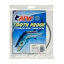 AFW Tooth Proof Fishing Wire Single Strand Leader, Bright and Camo