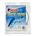 AFW Tooth Proof Fishing Wire Single Strand Leader, Bright and Camo