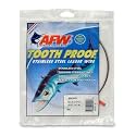 AFW Tooth Proof Fishing Wire Single Strand Leader, Bright and Camo