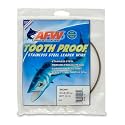 AFW Tooth Proof Fishing Wire Single Strand Leader, Bright and Camo