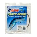 AFW Tooth Proof Fishing Wire Single Strand Leader, Bright and Camo