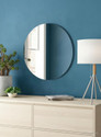 AG CRAFTS NO DRILL REQUIRE, EASILY STICK Decorative Mirror (Round)Bathroom Mirror 12 inch Bathroom Mirror (Round)