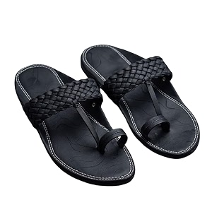 Agadi Mens Kolhapuri Style Sandals Handcrafted