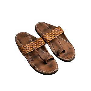 Agadi Mens Kolhapuri Style Sandals Handcrafted