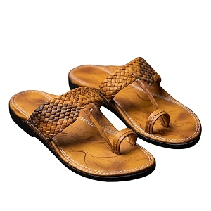 Agadi Mens Kolhapuri Style Sandals Handcrafted