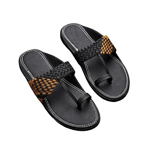 Agadi Mens Kolhapuri Style Sandals Handcrafted